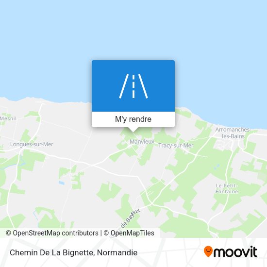 Chemin De La Bignette plan