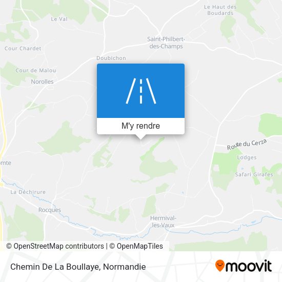 Chemin De La Boullaye plan