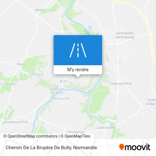 Chemin De La Bruyère De Bully plan