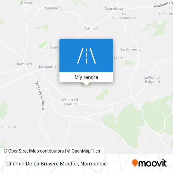 Chemin De La Bruyère Moutier plan