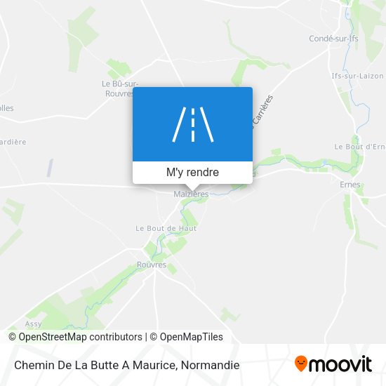 Chemin De La Butte A Maurice plan