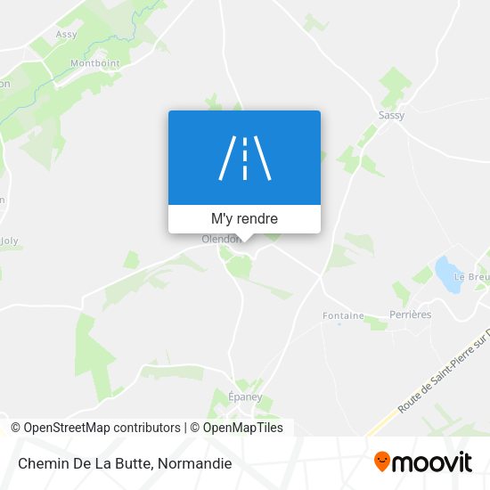 Chemin De La Butte plan