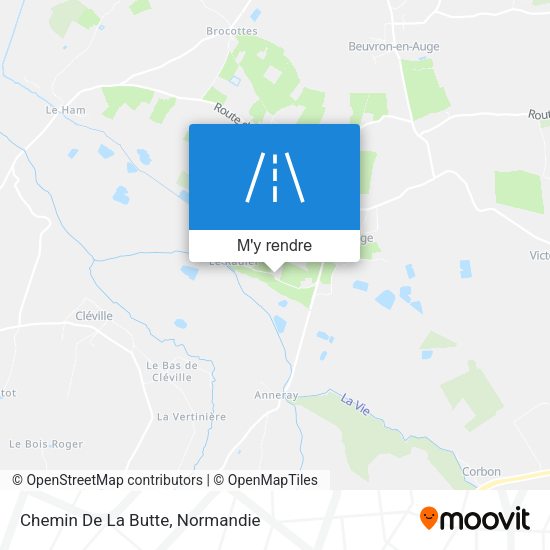 Chemin De La Butte plan