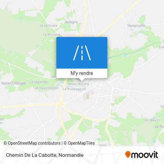 Chemin De La Cabotte plan