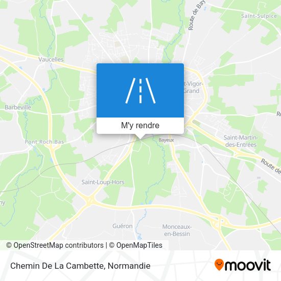 Chemin De La Cambette plan