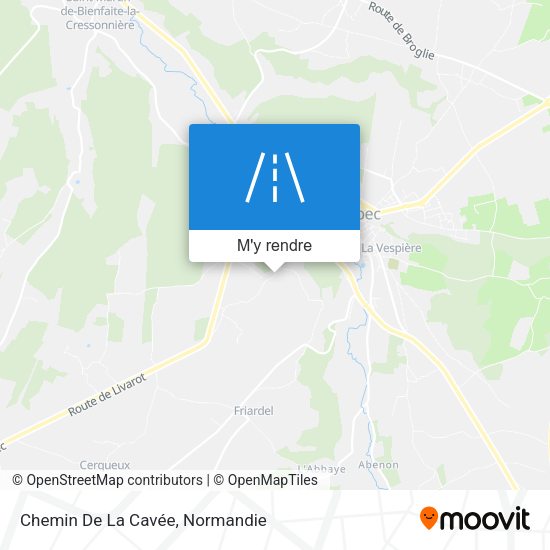 Chemin De La Cavée plan
