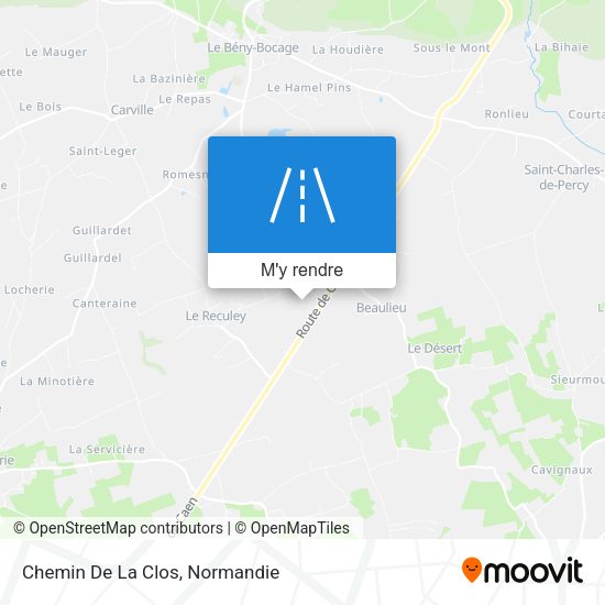 Chemin De La Clos plan