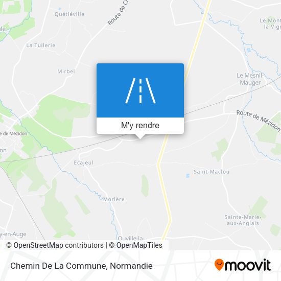 Chemin De La Commune plan