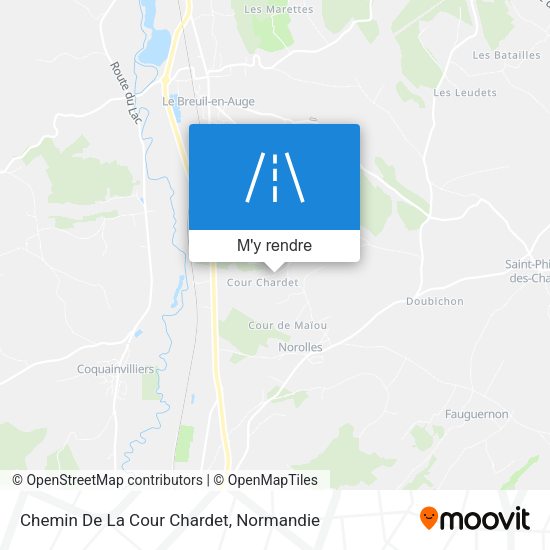 Chemin De La Cour Chardet plan