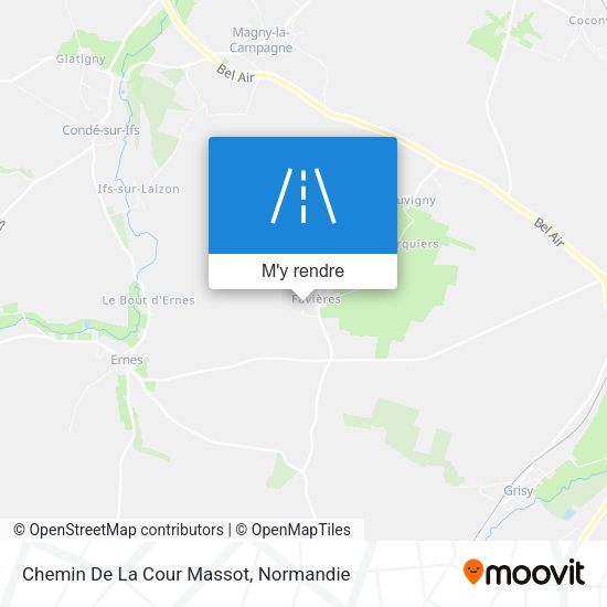 Chemin De La Cour Massot plan
