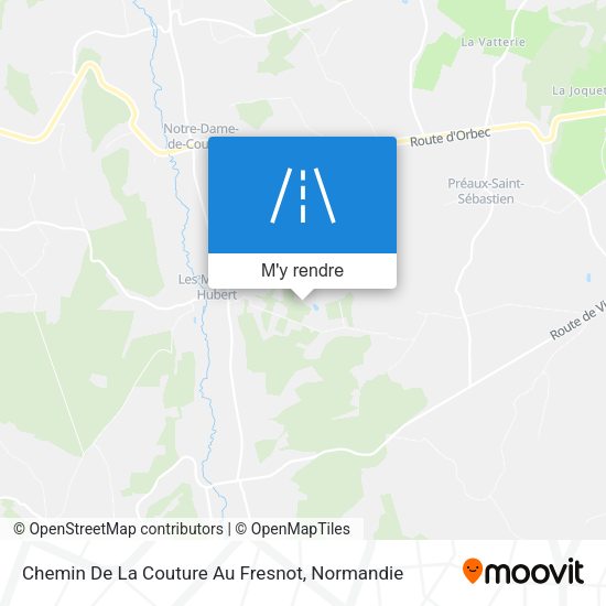 Chemin De La Couture Au Fresnot plan
