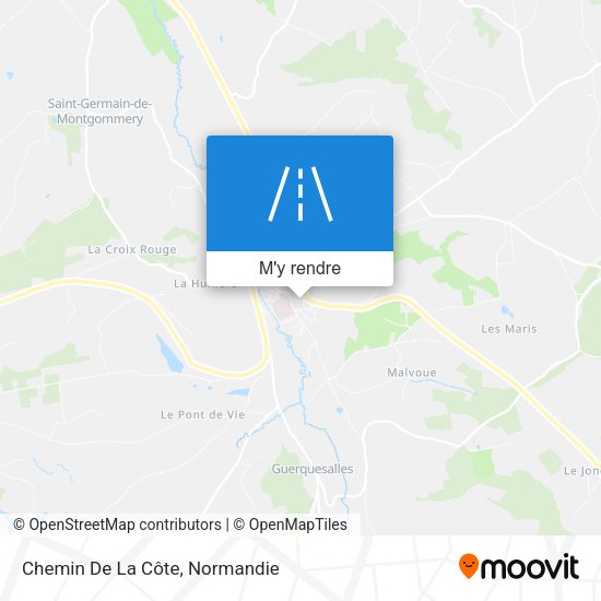 Chemin De La Côte plan