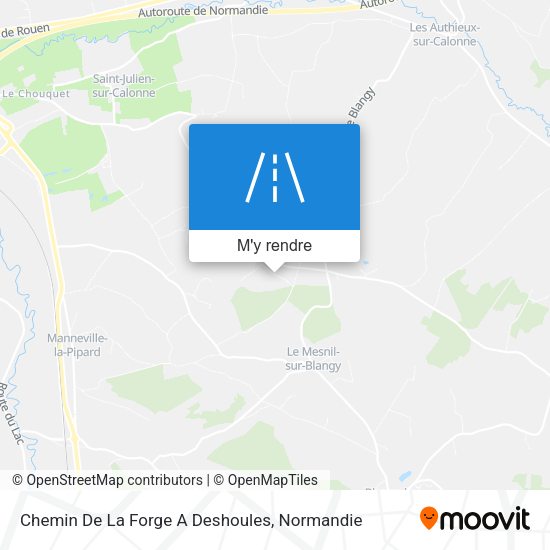 Chemin De La Forge A Deshoules plan