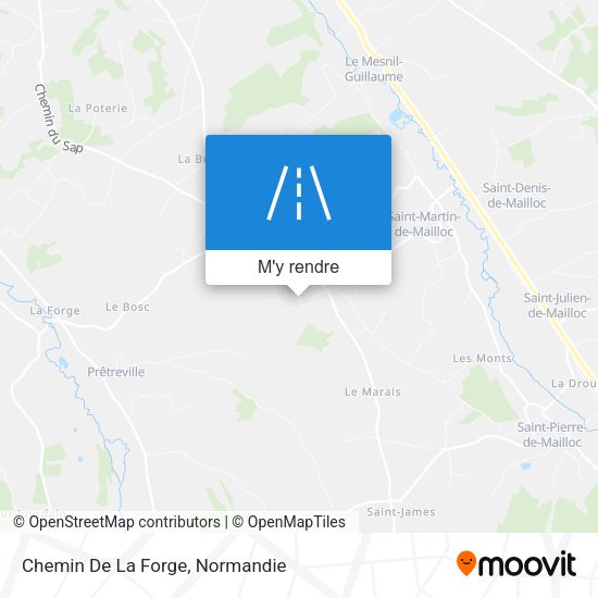 Chemin De La Forge plan