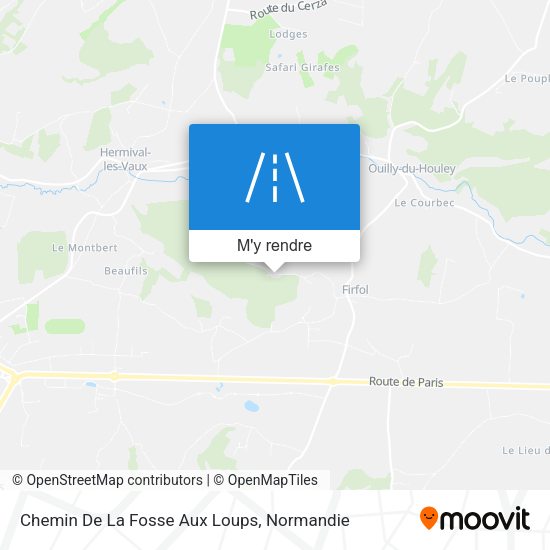 Chemin De La Fosse Aux Loups plan