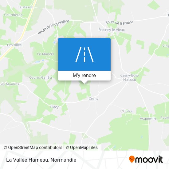 La Vallée Hameau plan