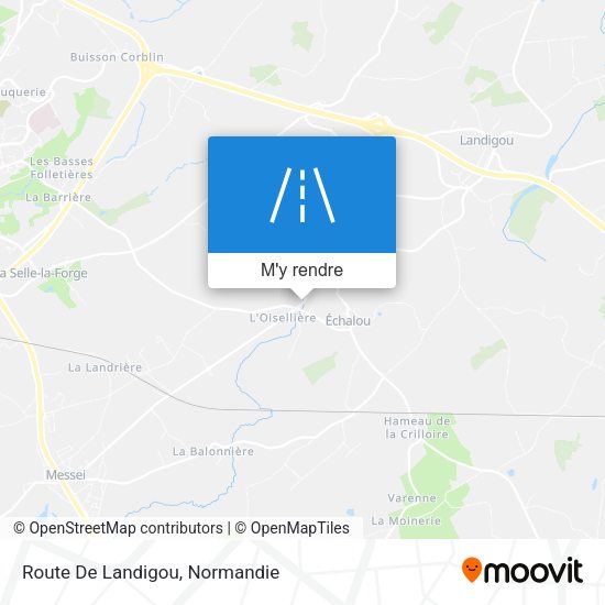 Route De Landigou plan
