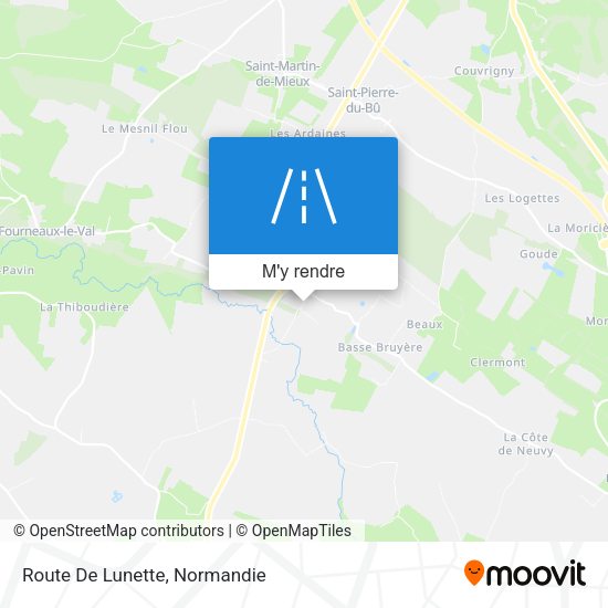 Route De Lunette plan