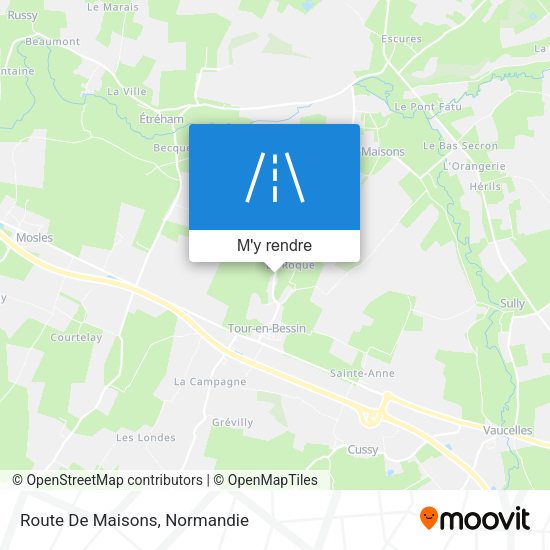 Route De Maisons plan