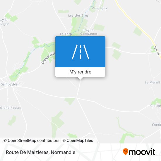 Route De Maizières plan
