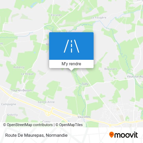 Route De Maurepas plan