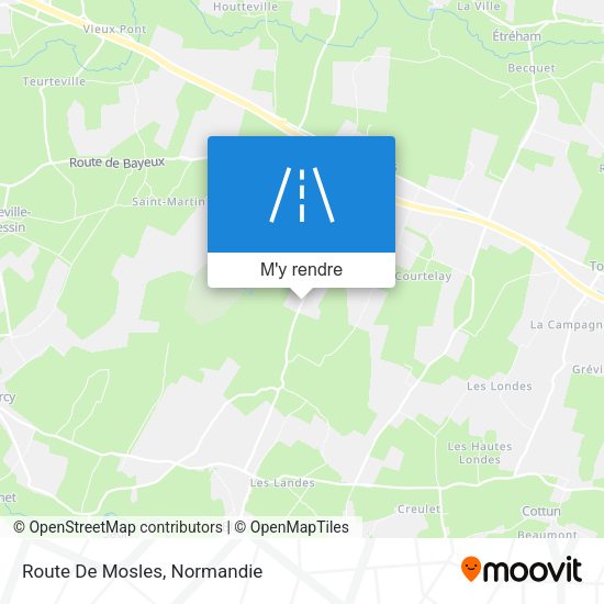 Route De Mosles plan