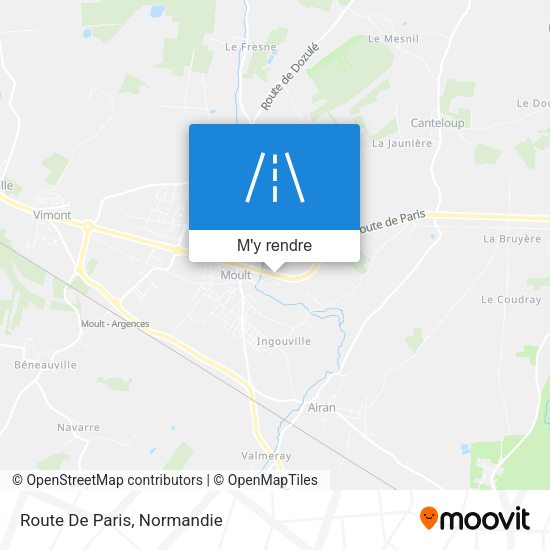 Route De Paris plan