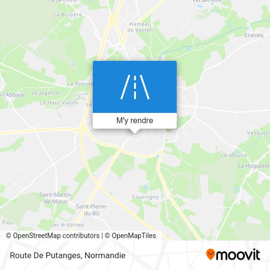 Route De Putanges plan