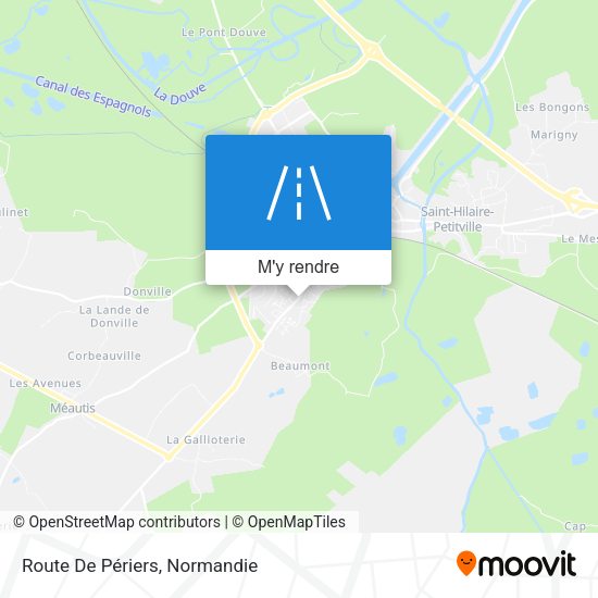 Route De Périers plan