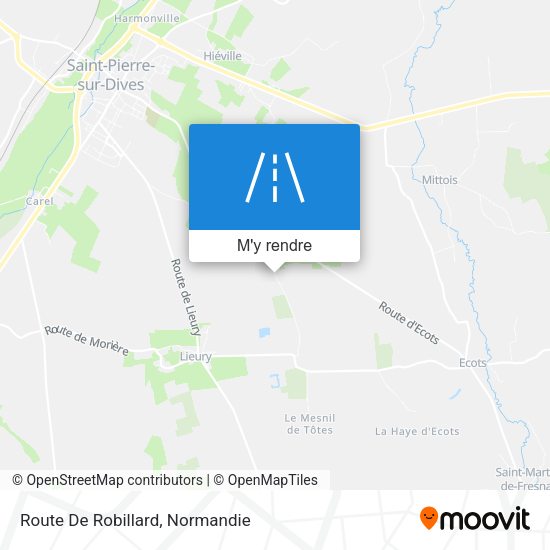Route De Robillard plan
