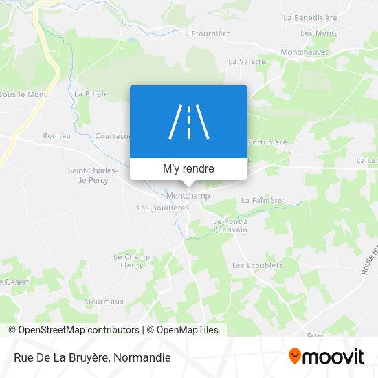 Rue De La Bruyère plan