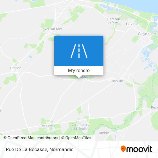 Rue De La Bécasse plan
