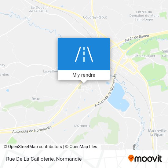 Rue De La Cailloterie plan