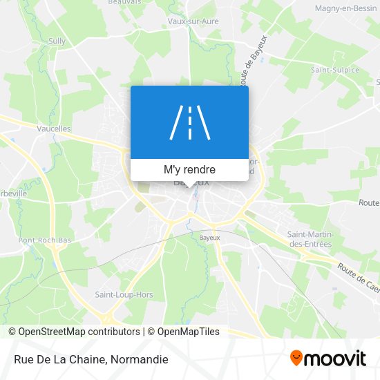 Rue De La Chaine plan