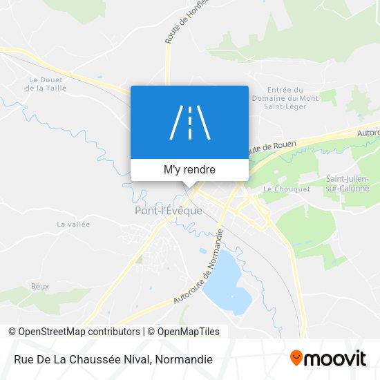 Rue De La Chaussée Nival plan