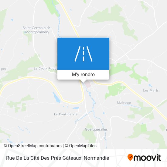 Rue De La Cité Des Prés Gâteaux plan