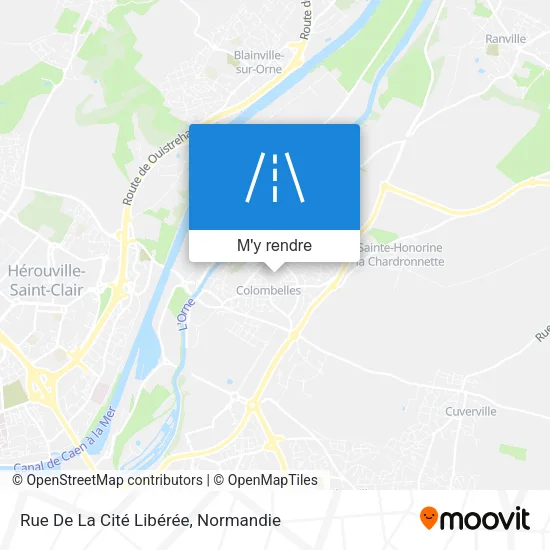 Rue De La Cité Libérée plan
