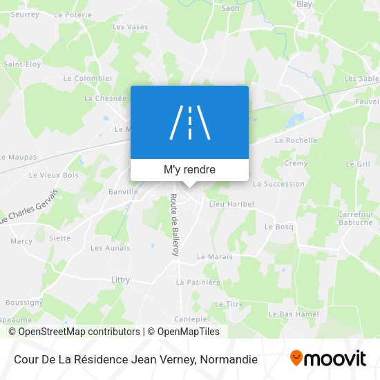 Cour De La Résidence Jean Verney plan
