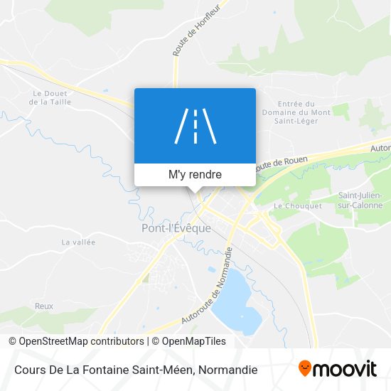 Cours De La Fontaine Saint-Méen plan