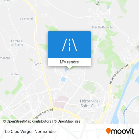 Le Clos Verger plan