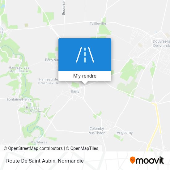 Route De Saint-Aubin plan
