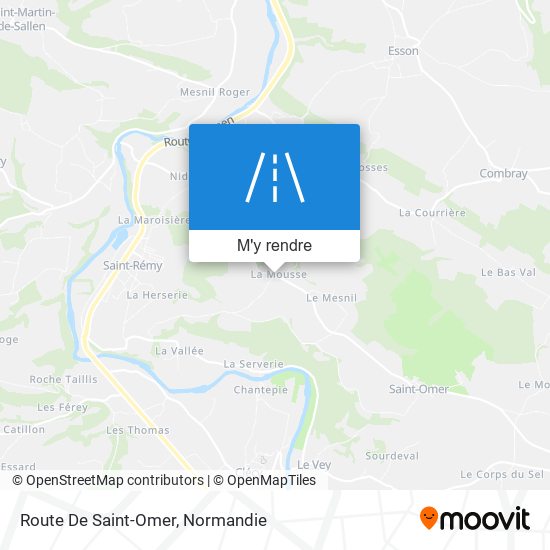 Route De Saint-Omer plan