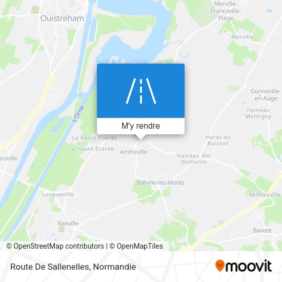 Route De Sallenelles plan
