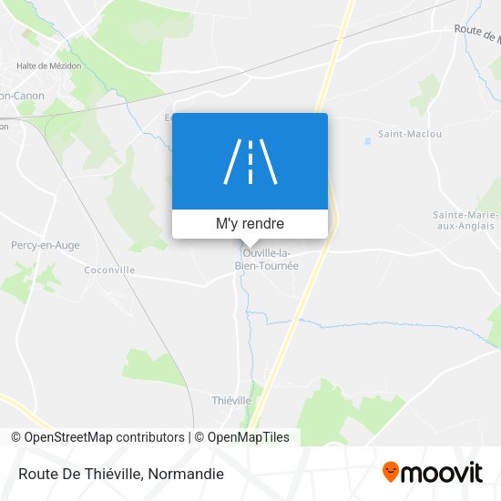 Route De Thiéville plan