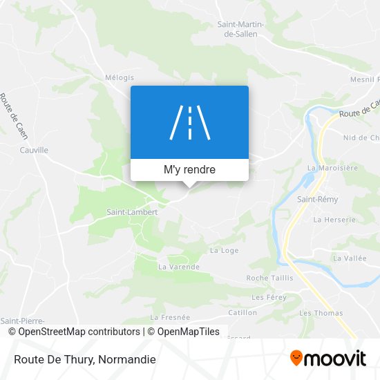 Route De Thury plan