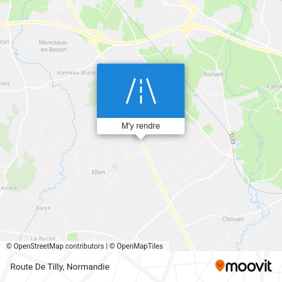 Route De Tilly plan