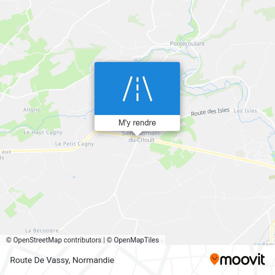 Route De Vassy plan