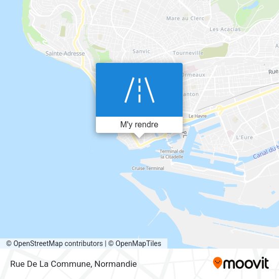 Rue De La Commune plan