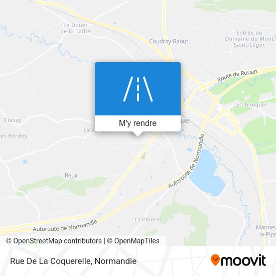 Rue De La Coquerelle plan