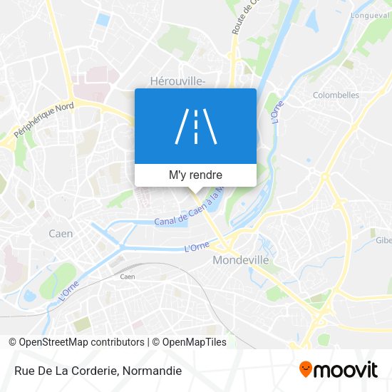 Rue De La Corderie plan